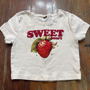 Messy Bun Just Chillin Women's Tee Beige Red Sweetheart M